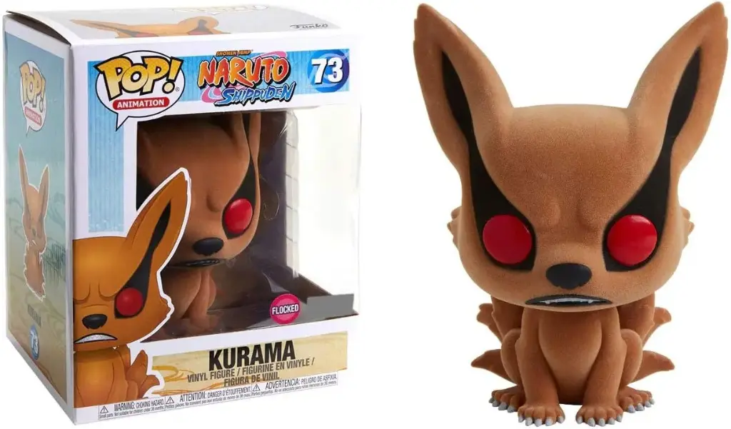 Funko Pop Animation Naruto Shippuden Kurama Flocked #73
