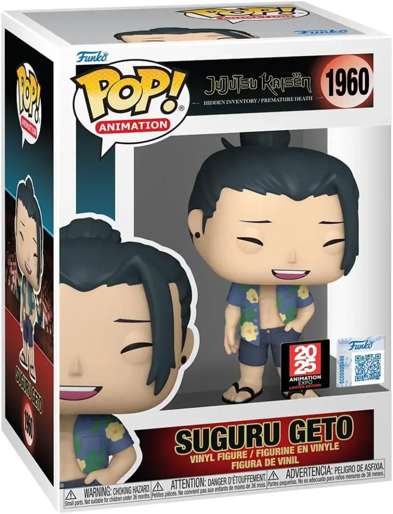  Funko Pop Animation Jujutsu Kaisen Suguru Geto #1960    2025 Expo Limited Edition