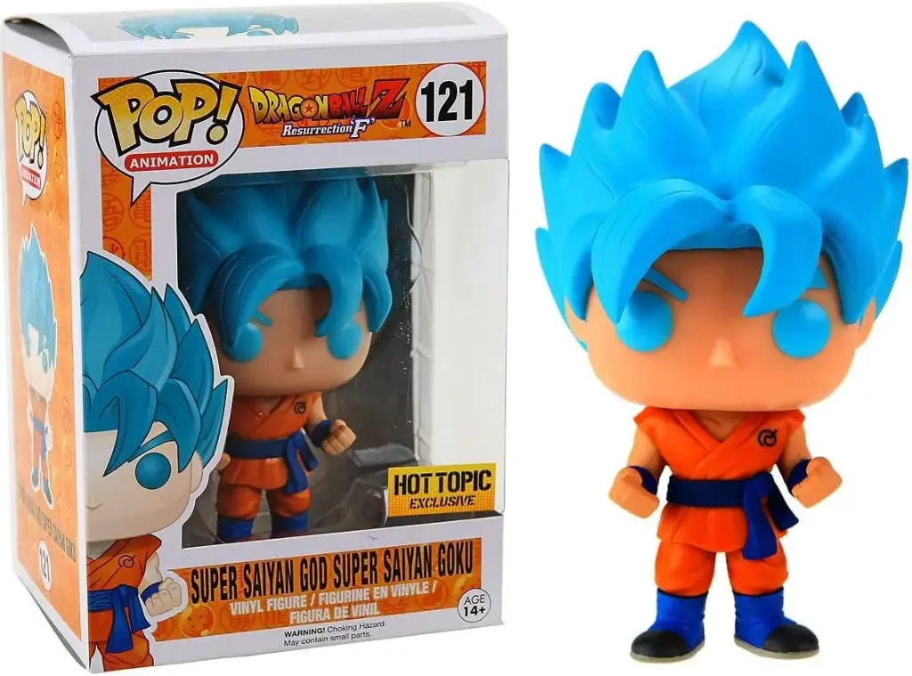 Funko Pop Animation DragonBall Z Super Saiyan God Super Saiyan Goku #121
