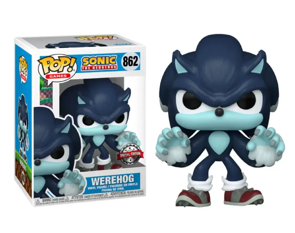 Funko Pop Games Sonic The Hedgehog Werehog #862 Special Edition
