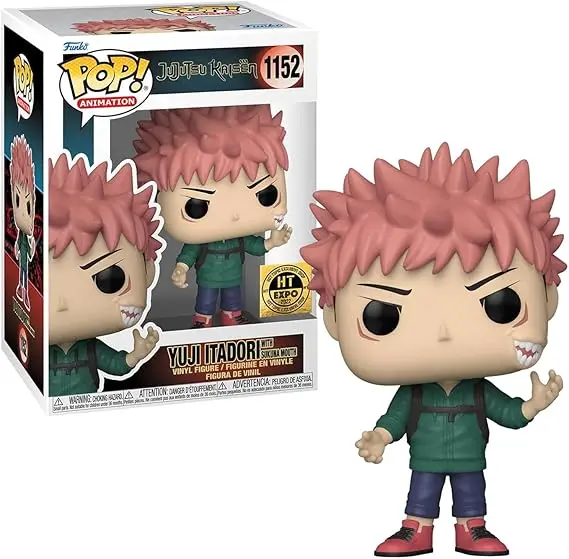 Funko Pop Animation Jujutsu Kaisen Yuji Itadori with Sukuna mouth #1152 Special Edition