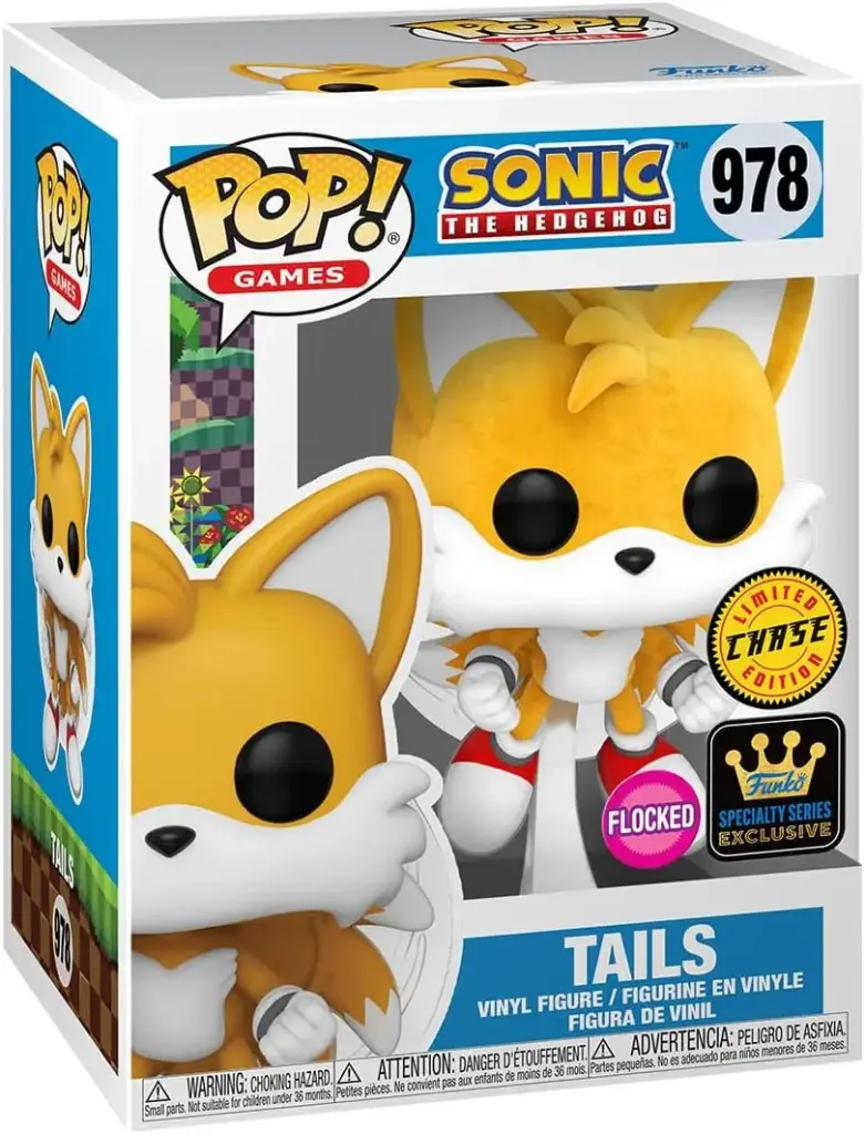 Funko Pop Games Sonic The Hedgehog Tails #978 Specialty Series Exclusive