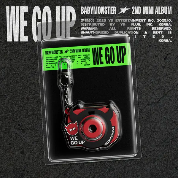 BABYMONSTER - 2nd MINI ALBUM [WE GO UP] (MINI BEAM KEYRING Ver.) 