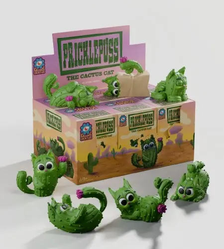 Kaleidos Creative Pricklepuss The Cactus Cat