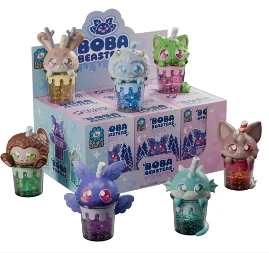 Kaleidos Creative Boba Beasteas Keychain