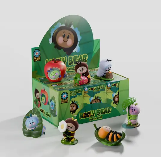 Kaleidos Creative Wooly Bear and Friends Vinyl