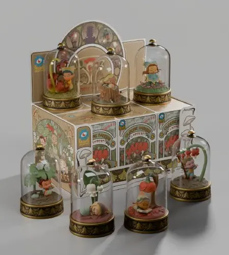 Kaleidos Creative Cloche Fairies
