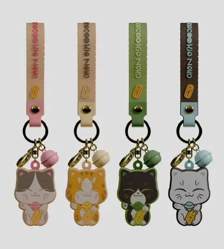 Kaleidos Creative Manecookie Neko Keychains