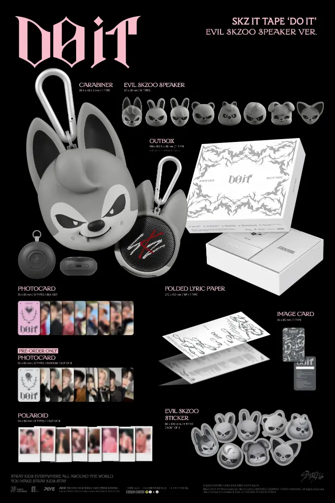 Stray Kids - SKZ IT TAPE DO IT Evil Skzoo Ver