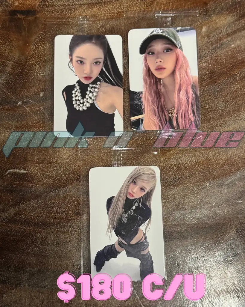 Photocard Aespa Whiplash Oficial POB