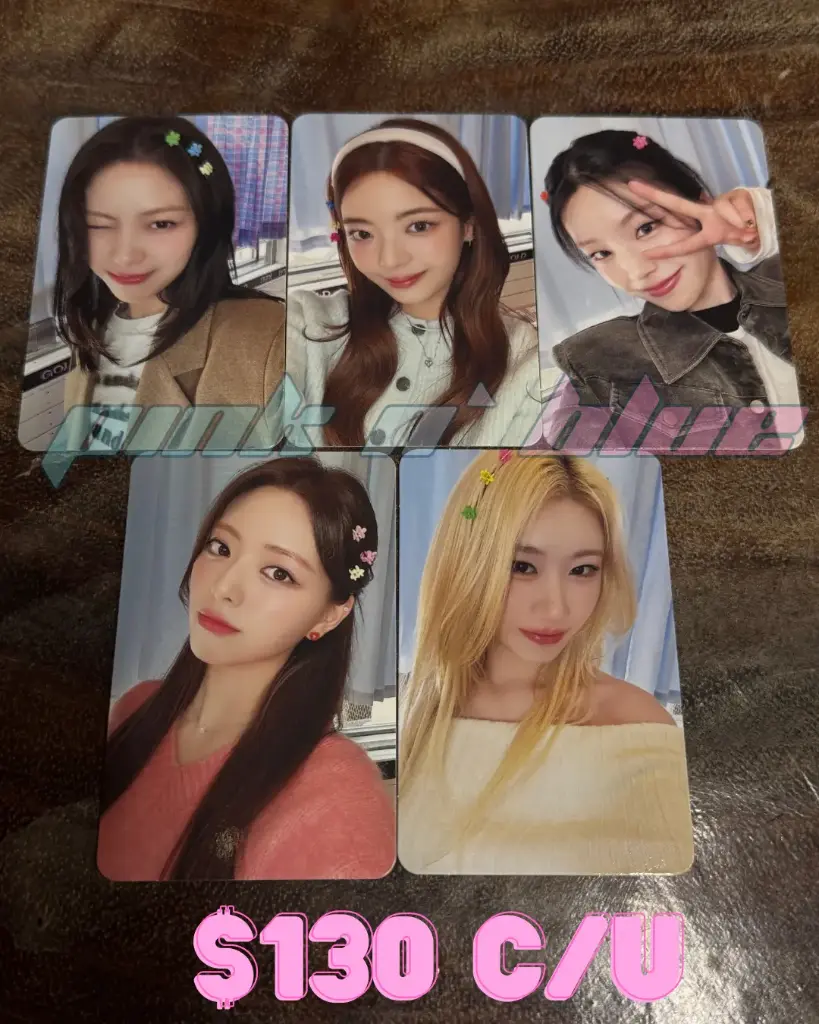 PHOTOCARD Itzy Gold POB Oficial