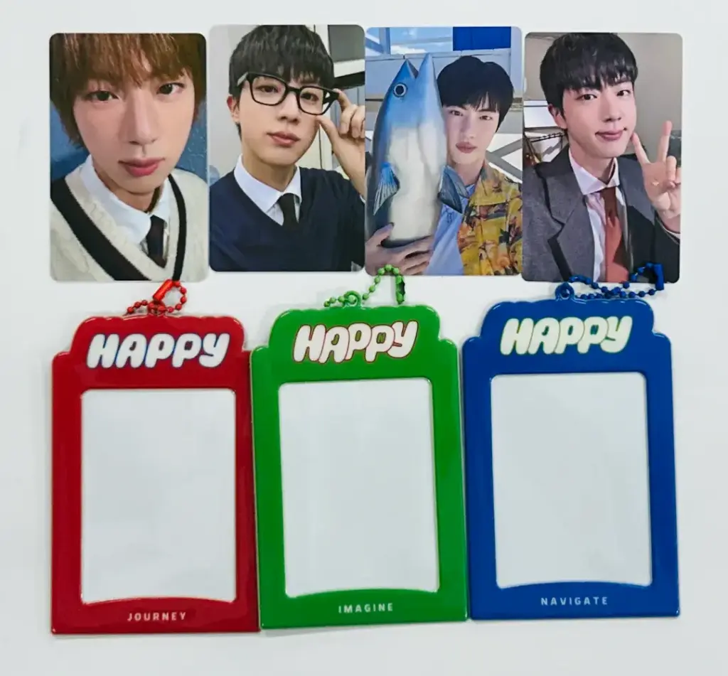 Photocard BTS JIN Happy Oficial POB