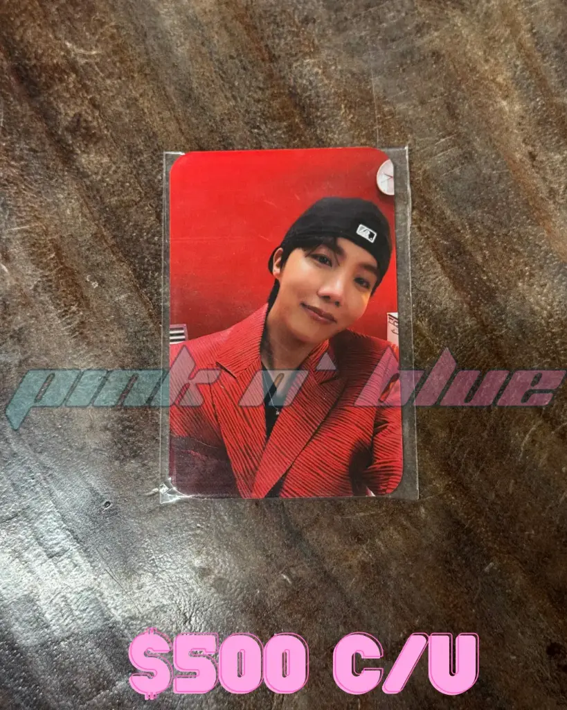 Photocard BTS J-Hope Oficial Pop Up Store México