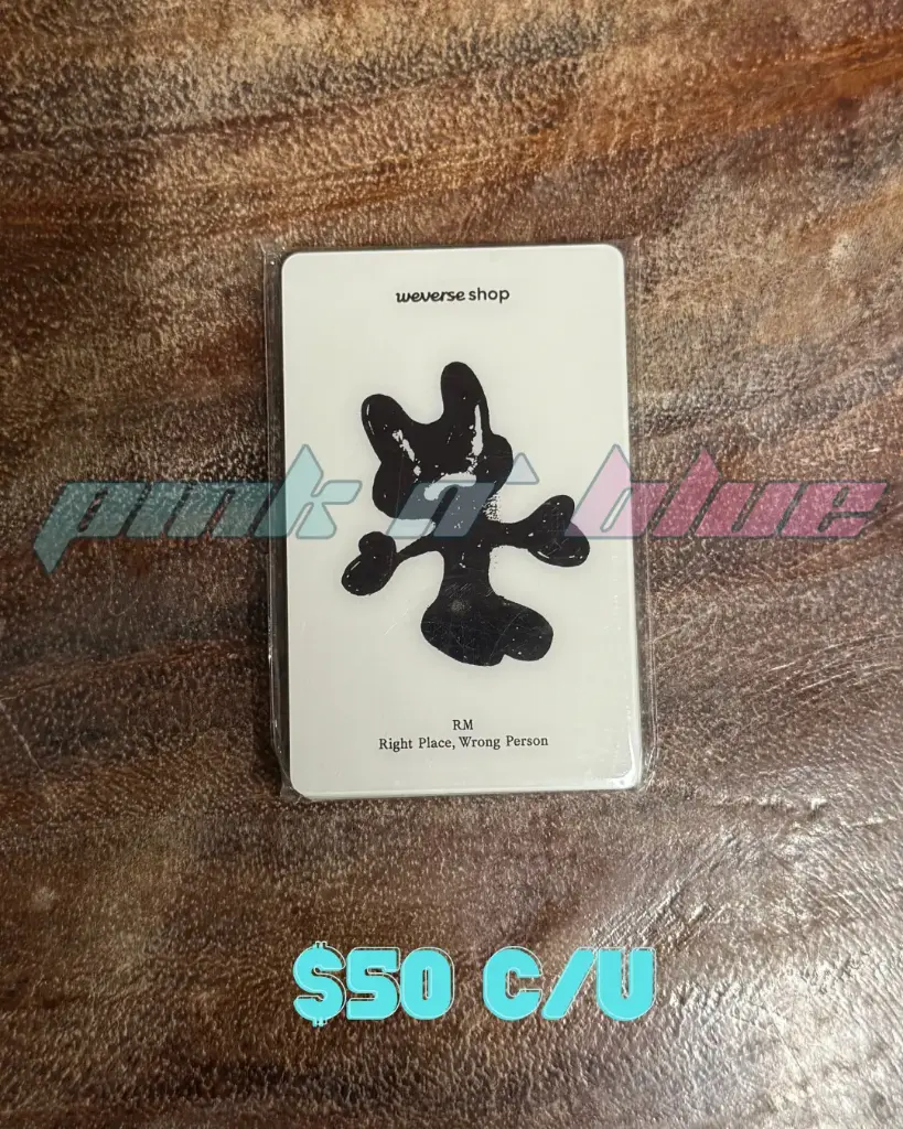 Coleccionable BTS RM Right Place Wrong Person