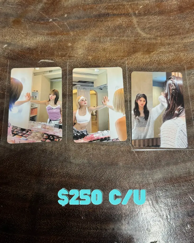 Photocard Nmixx Stick Out Makestar Espejo