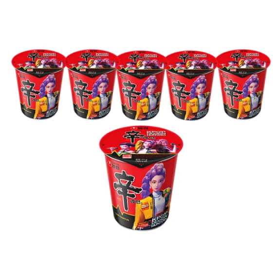 Ramen Shin KPOP Demon Hunters CON VASO