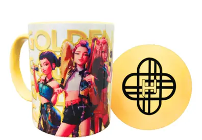 Choko Toys Demon Hunters Huntrix Taza + Porta vaso