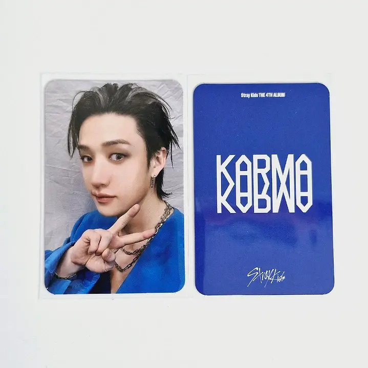 Photocard Stray Kids Karma POB (Music Korea, Makestar, Apple Music, JYP)