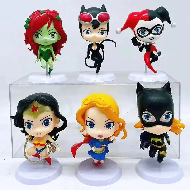 Anime Paquete de Figuras Super Heroes Mujeres