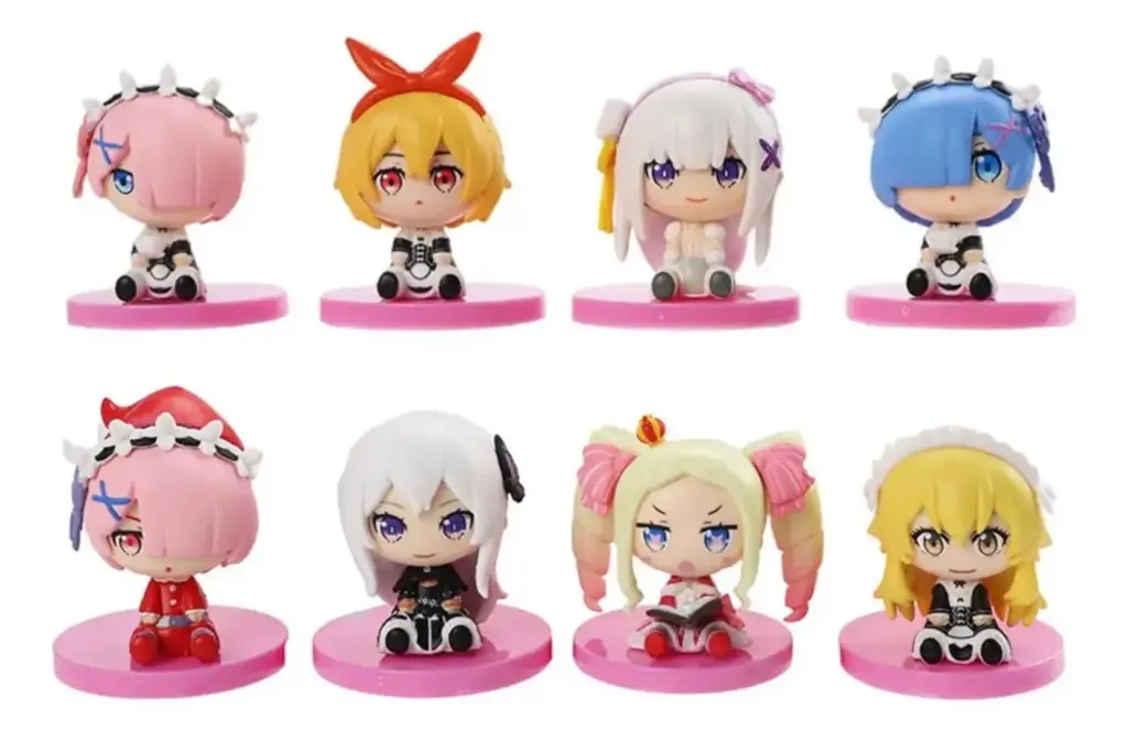 Anime Paquete de Figuras Re Zero