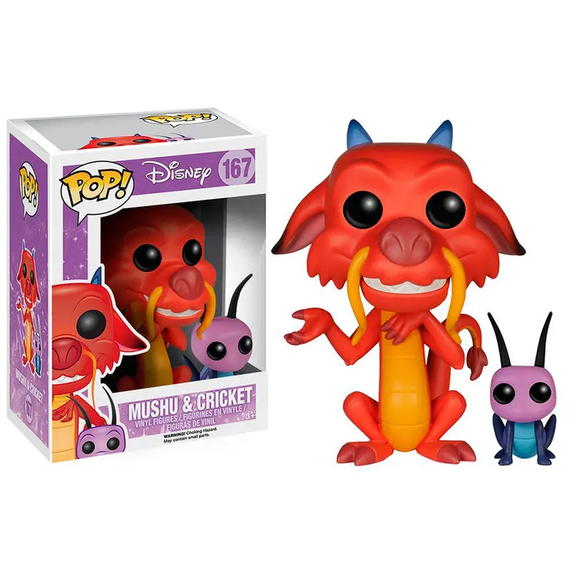 FUNKO DISNEY Mulan Mushu & Cricke #167
