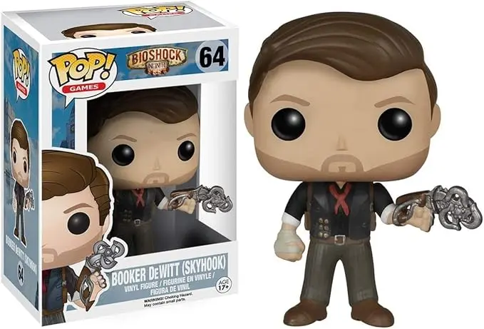  Funko Pop Bioshock Skyhook Booker Dewitt #64