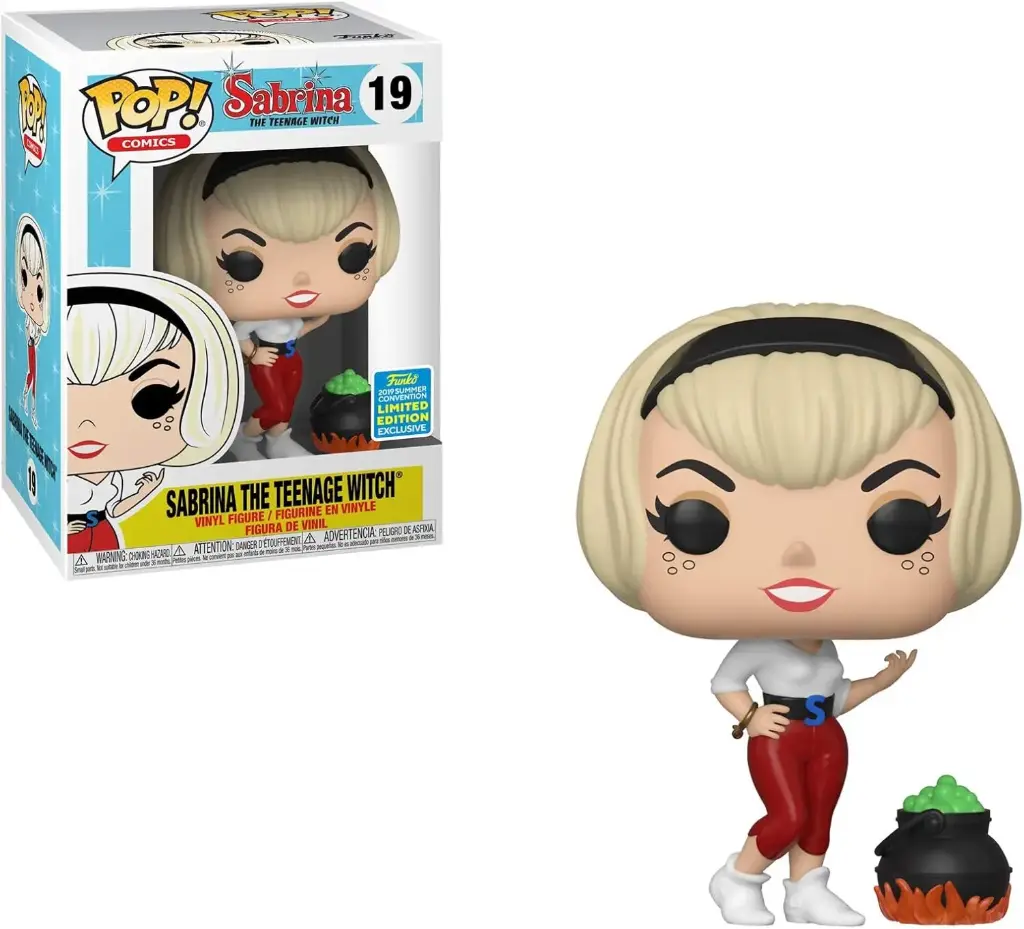 Funko Pop Comics Sabrina The Witch Sabrina w/Cauldron Summer Convention Exclusive 2019 #19
