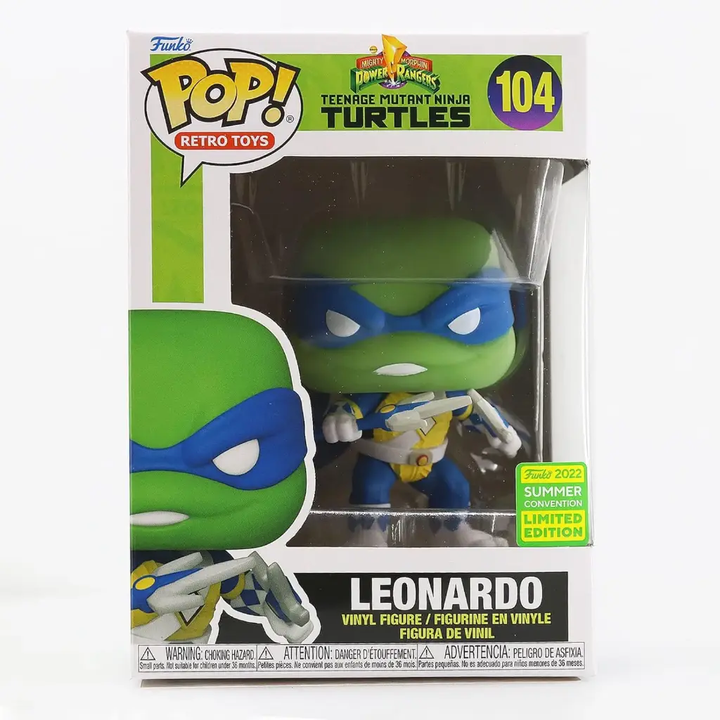  Funko Pop Teenage Mutant Turtles Leonardo Summer Convention #104