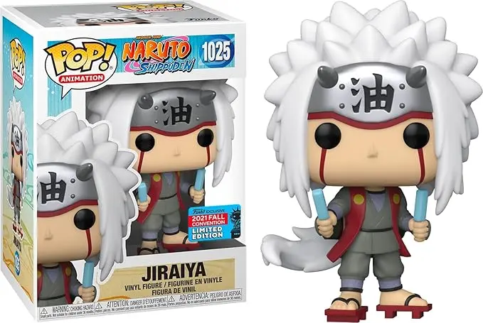 Funko Pop Naruto Shippuden Jiraiya con Paleta Exclusiva de la convención de otoño 2021 #1025