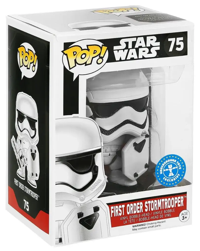 Funko Pop Star Wars First Order Stormtrooper (Riot Gear) #75