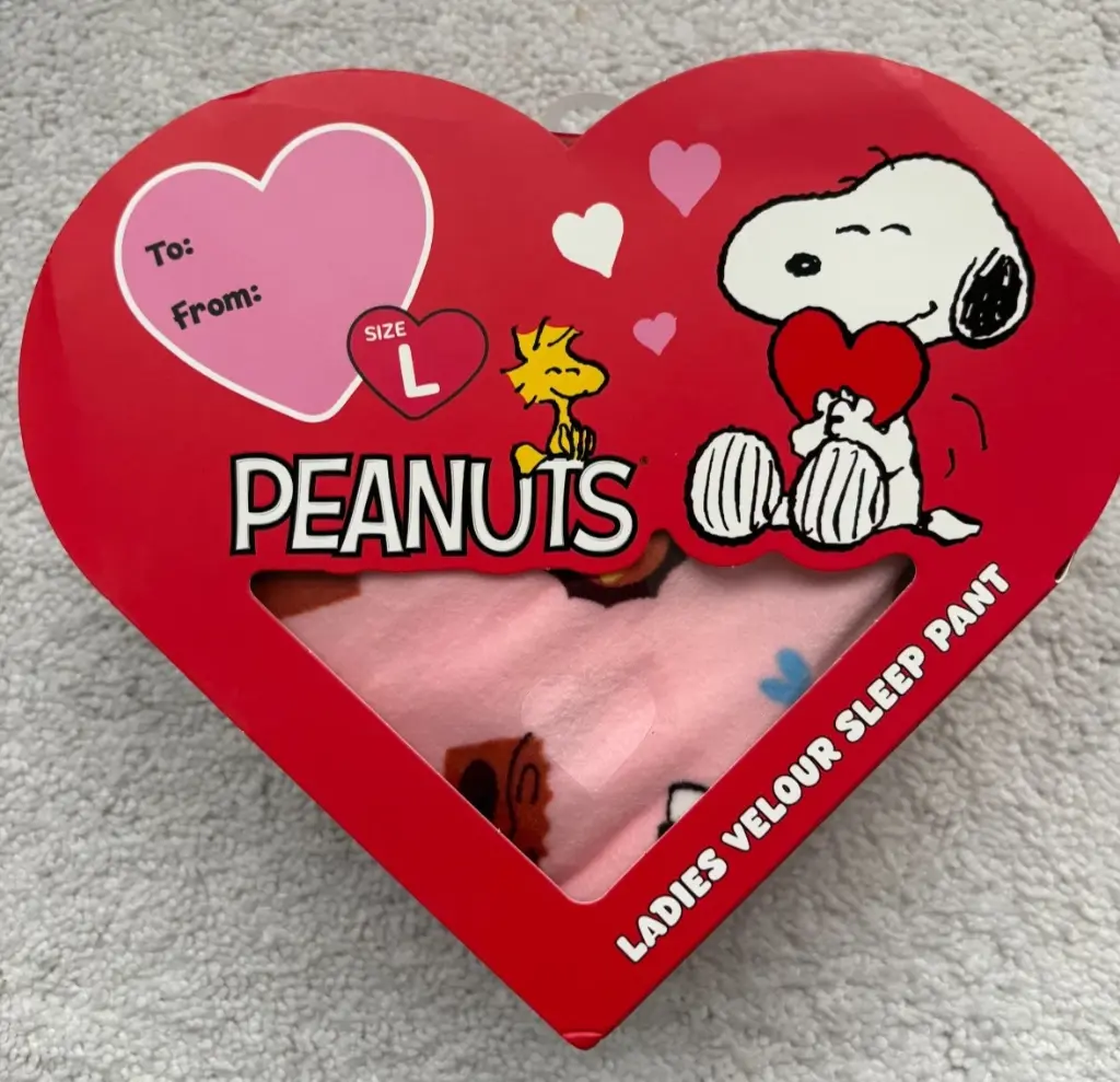 Peanuts Ladies Velour Sleep Pant Talla M