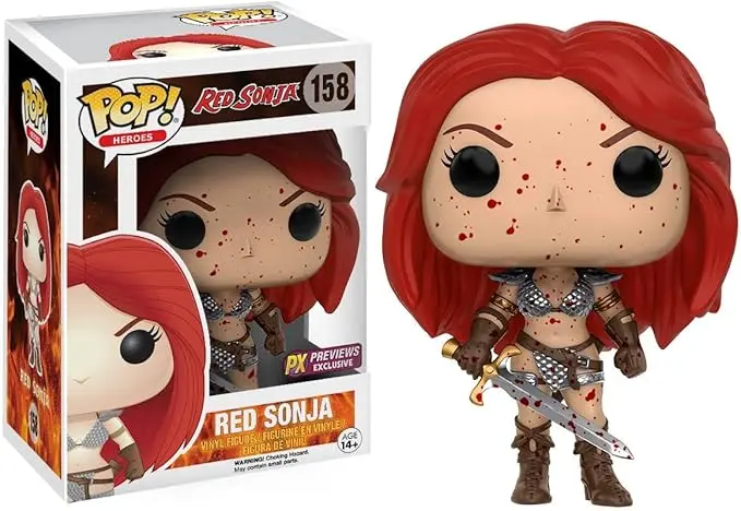  Funko Pop Red Sonja  Red Sonja PX Bloody #158