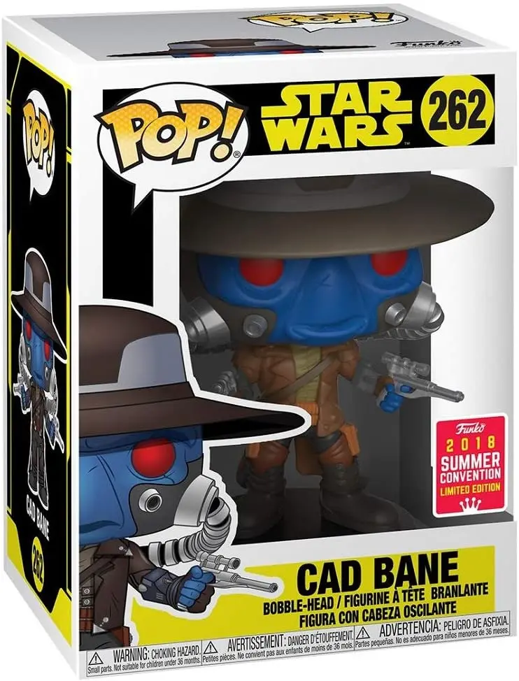 Funko Pop Star Wars Cad Bane SDCC 2018 Convención de Verano Exclusivo #262