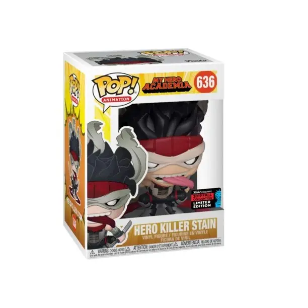FUNKO POP ANIMATION MY HERO ACADEMIA Killer Stain 2019 NYCC #636