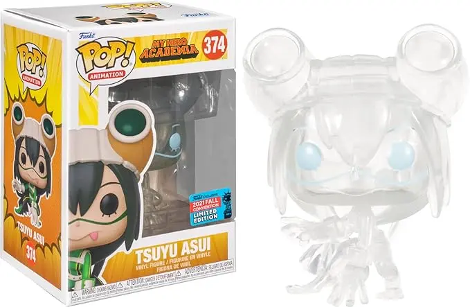 FUNKO ANIMATION MY HERO ACADEMIA Tsuyu Asui (translúcido) 2021 #374