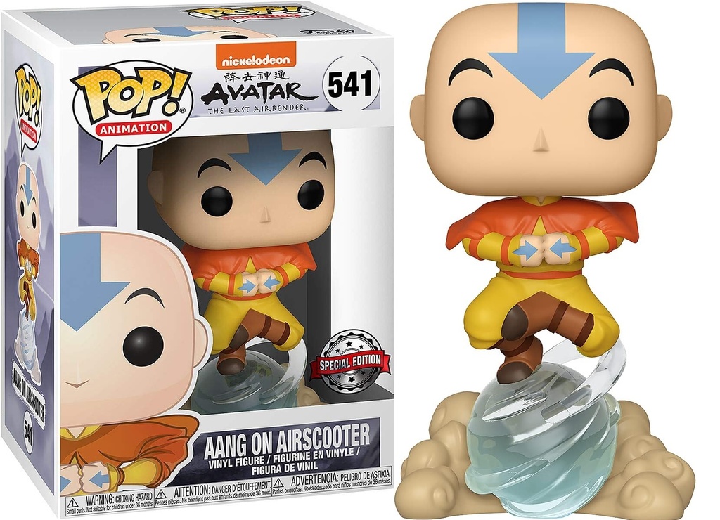 Funko Pop Animation Avatar The Last Air Bender Aang On Airscooter #541