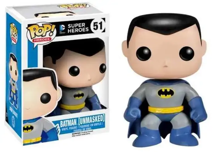 FUNKO POP DC SUPER HEROES Classic Batman Unmasked #51