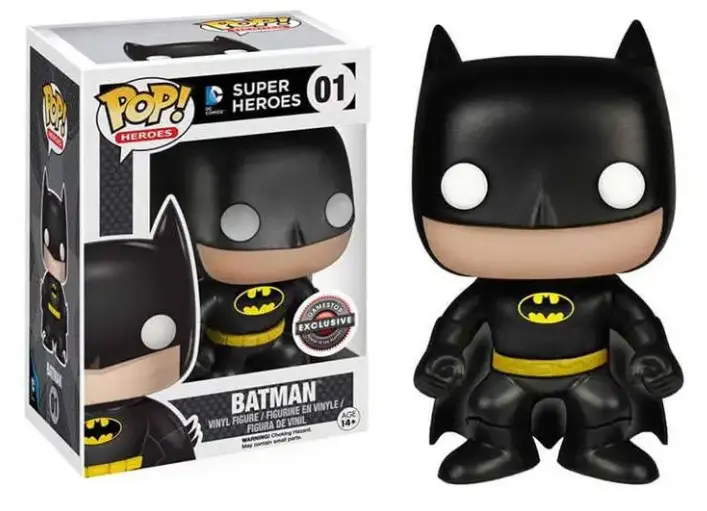 Funko Pop Heroes DC Universe Batman Traje negro #01 