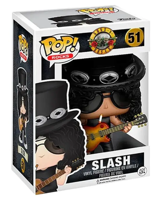  Funko Pop Rocks Guns N' Roses Slash #51 