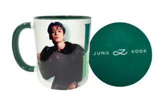 Choko Toys Jung Kook Golden Taza + Portavaso