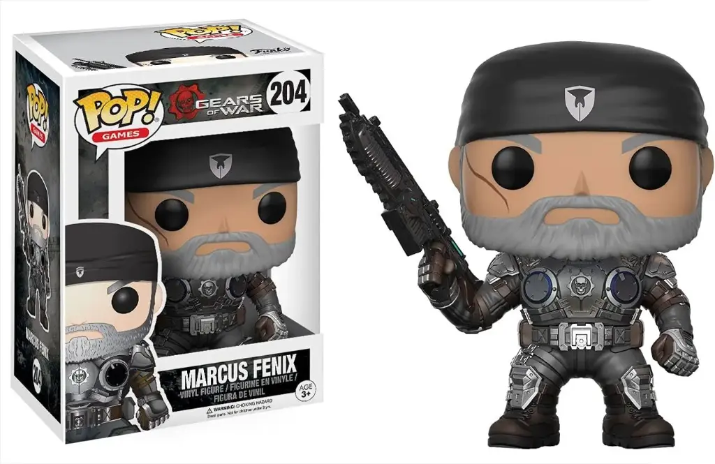 Funko Pop GAMES Gears of War Marcus Fenix #204