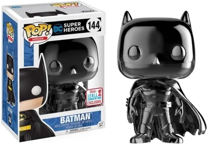 Funko Pop DC Comics Batman Chrome Exclu Pop #144 