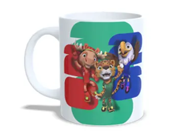 Choko Toys World Cup 26 Pets Taza + Portavaso