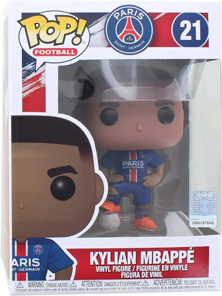 Funko Pop Fútbol Paris Saint Germain Kylian Mbappe #21