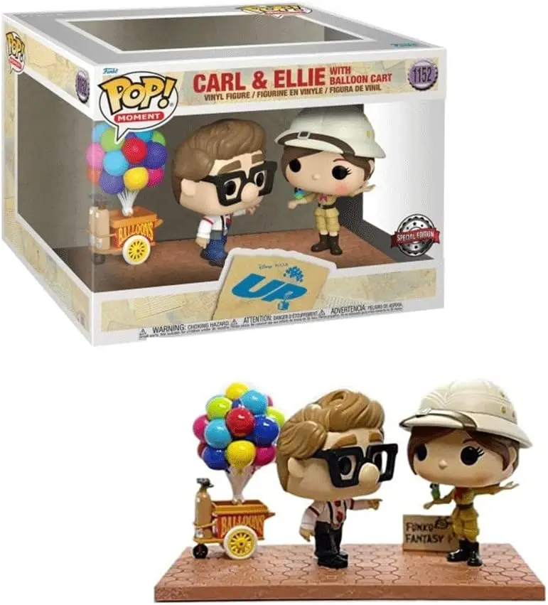 Funko Pop Disney Up Carl & Ellie con Carrito de Globos