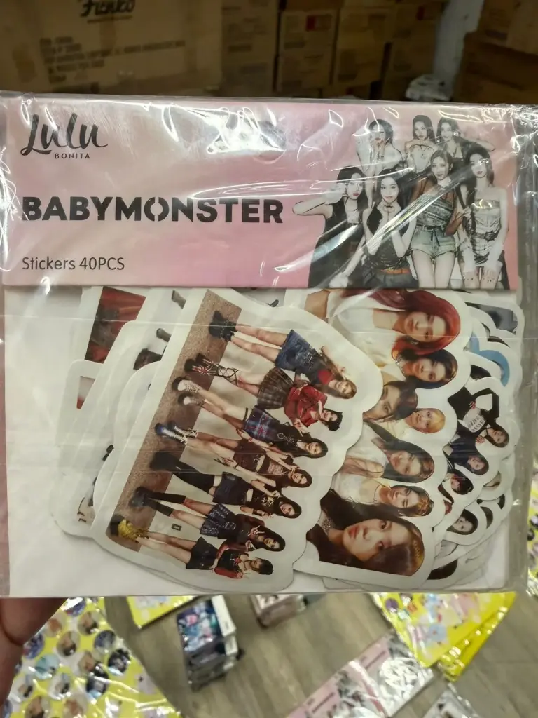 STICKERS CHICOS - BABYMONSTER (40 PCS)