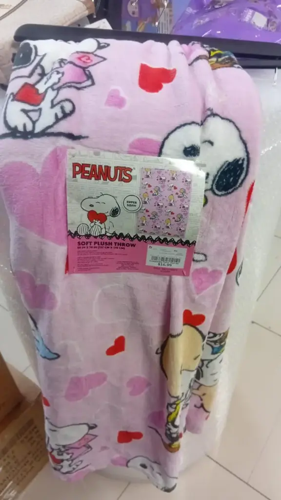 Peanuts Frazada San Valentin