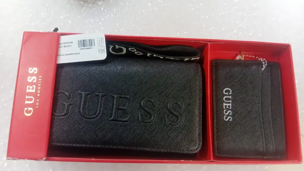 Guess Los Angeles - Cartera Para Mujer Negra Sandria