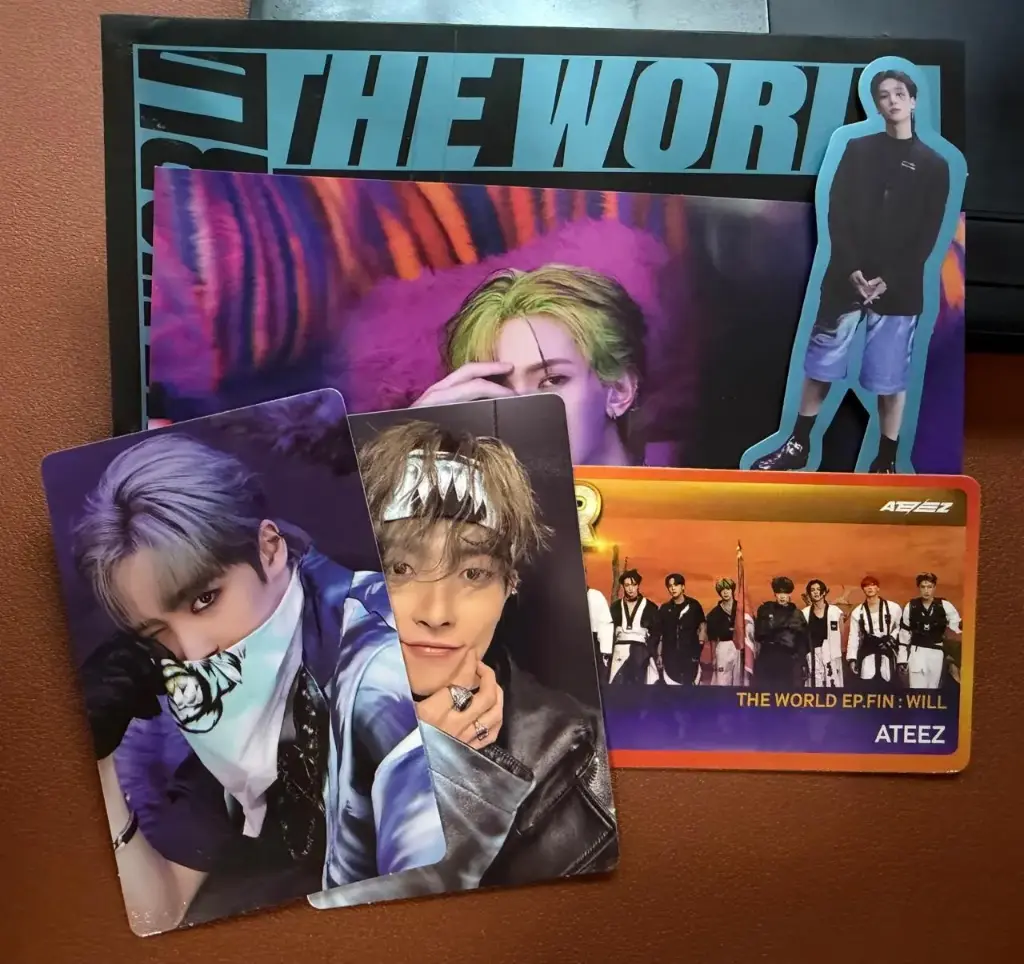 Ateez The world Ep Fin Will Paquete de Photocards