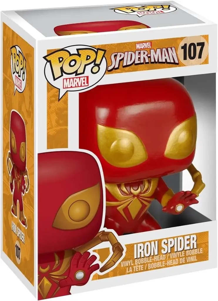  Funko Pop Marvel Spider Man Iron Spider